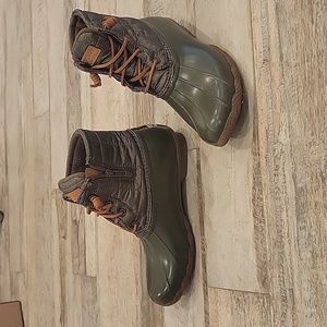 Sperry Duck Ankle Boots-8.5